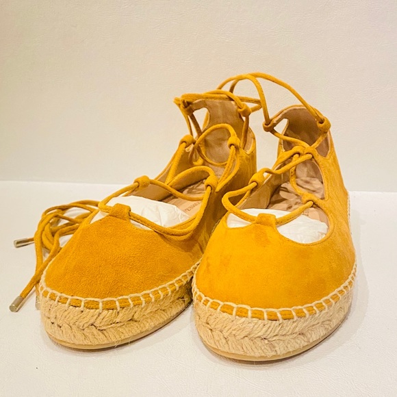 New Andrea Gomez Suede Espadrille Moccasin Sz 6 - Picture 8 of 9